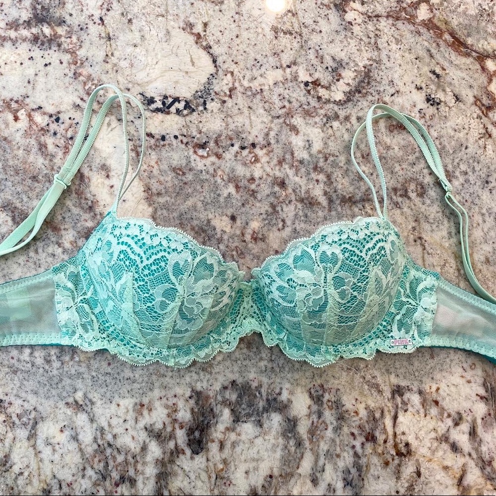 Pink Brand Name Bra